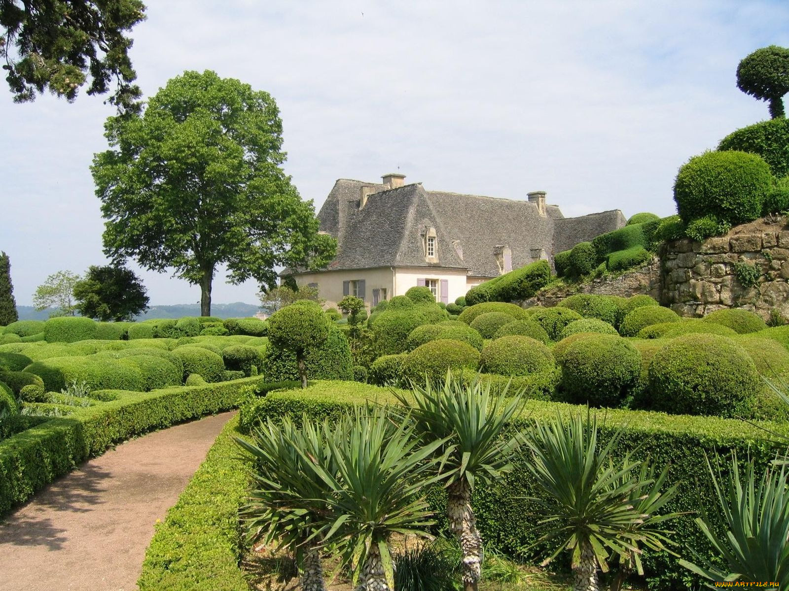 Обои Château De Marqueyssa France Города Пейзажи обои для рабочего